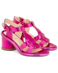Agl Attilio Giusti Leombruni - Alison H Straps Leather Sandal - Lyst