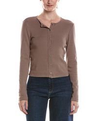 Michael Stars - Trixie Crewneck Snap Cardigan - Lyst
