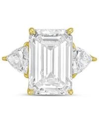 Diana M. Jewels - Diana M. 14K 2.50 Ct. Tw. Lab-Grown Diamond Three-Stone Ring - Lyst