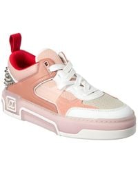 Christian Louboutin - Astroloubi Leather & Mesh Sneaker - Lyst