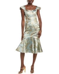 Rene Ruiz - Mermaid Hem Jacquard Cocktail Dress - Lyst
