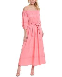 Peserico - Off-the-shoulder Maxi Dress - Lyst