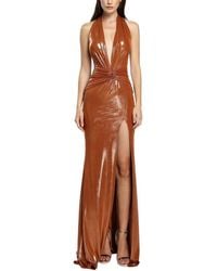 Alma King - Solid Maxi Dress - Lyst