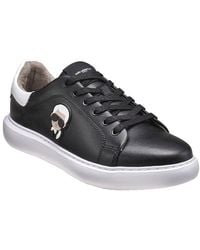 KARL LAGERFELD - Leather Sneaker - Lyst