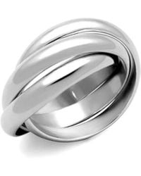 Alamode Jewelry - Stainless Steel Ring - Lyst