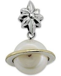 Samuel B. - 18k & Silver Pearl Saturn Pendant - Lyst