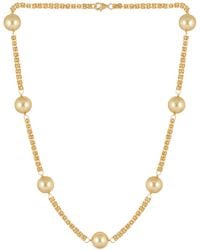 Splendid - 12Mm Pearl Plated Necklace - Lyst