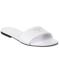Celine - Logo Leather Sandal - Lyst