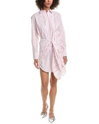 10 Crosby Derek Lam - Trish Striped Tie Waist Shirtdress - Lyst