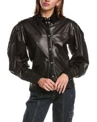 IRO - Mizio Leather Shirt - Lyst