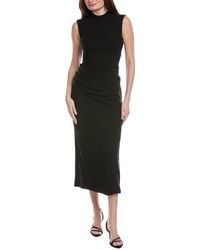 Lela Rose - Cummerbund Wool-Blend Dress - Lyst