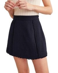 Boden - Tweed Interest Mini Skirt - Lyst