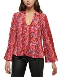 10 Crosby Derek Lam - Eve Pleated Blouse - Lyst