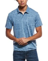Vintage Summer - Performance Tonal Pique Polo Shirt - Lyst