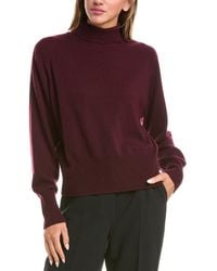 Vince - Raglan Turtleneck Wool & Cashmere-blend Sweater - Lyst