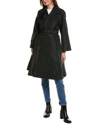 Lafayette 148 New York - Wide Collar Trench Coat - Lyst