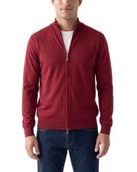 N.Peal Cashmere - Hyde Fine Gauge Cashmere & Silk-Blend Full Zip Sweater - Lyst