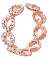 Diana M. Jewels - Fine Jewelry 14k Rose Gold 0.25 Ct. Tw. Diamond Cuff Earring - Lyst