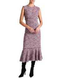 Santorelli - Wool-Blend Andi Sheath Dress - Lyst