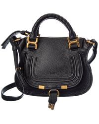 Chloé - Marcie Mini Double Carry Leather Shoulder Bag - Lyst