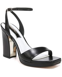 Franco Sarto - Daffy Leather Ankle Strap Heels - Lyst