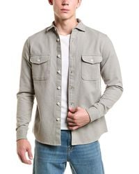 Reiss - Harry Cotton Canvas Ov Casual Shirt - Lyst