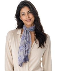 Blue Pacific - Paisley Houndstooth Neckerchief - Lyst