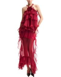 Dino Tabucci - Embellished Maxi Dress - Lyst