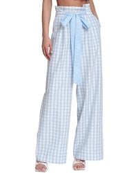 Avec Les Filles - Paper Bag Waist Slouchy Trouser - Lyst