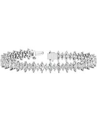 Lab Grown Diamonds - 14K 11.64 Ct. Tw. Lab-Grown Diamond Tennis Bracelet - Lyst
