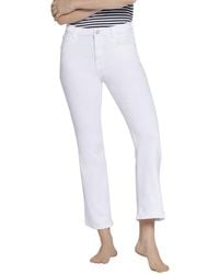 Current/Elliott - The Boulevard Optic White Bootcut Jean - Lyst