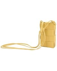 Tiffany & Fred Paris - Hand-Woven Leather Phone Crossbody - Lyst