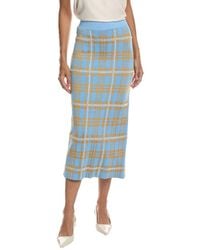 Lela Rose - Jacquard Plaid Skirt - Lyst