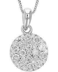 Amairah - 14K 0.50 Ct. Tw. Lab-Grown Diamond Pendant Necklace - Lyst