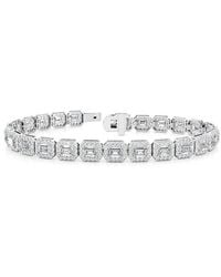 Lab Grown Diamonds - 14K 8.35 Ct. Tw. Lab-Grown Diamond Tennis Bracelet - Lyst