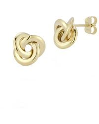 Ember Fine Jewelry - 14k Love Knot Studs - Lyst