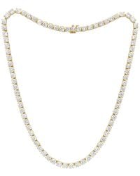 Diana M. Jewels - Diana M. Fine Jewelry 14K 30.00 Ct. Tw. Lab Grown Diamond Tennis Necklace - Lyst