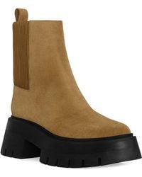 Rebecca Minkoff - Lugbty Suede Bootie - Lyst