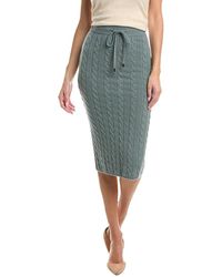 Peserico - Knitted Wool, Silk, & Cashmere-Blend Skirt - Lyst