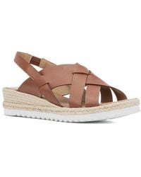 Aquatalia - Amaya Leather Sandal - Lyst