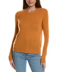 Theory - Crewneck Feather Cashmere Sweater - Lyst