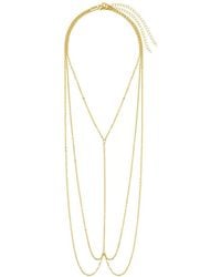 Sterling Forever - 14K Plated Sloan Layered Body Chain - Lyst