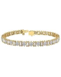 Lab Grown Diamonds - 14K 11.52 Ct. Tw. Lab-Grown Diamond Tennis Bracelet - Lyst