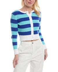 Central Park West - Striped Cardigan - Lyst