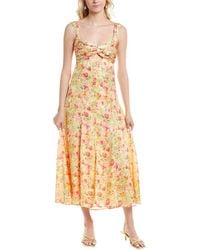 Astr - Twist Bust Midi Dress - Lyst