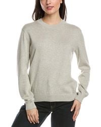 Theory - Solid Cashmere-Blend Sweater - Lyst
