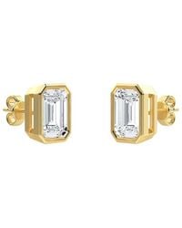 Diana M. Jewels - Diana M. Fine Jewelry 14k 1.03 Ct. Tw. Lab Grown Diamond Studs - Lyst