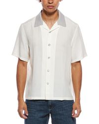 Rag & Bone - Avery Linen-Blend Slub Shirt - Lyst