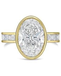 Diana M. Jewels - Diana M. 18K 6.00 Ct. Tw. Lab-Grown Diamond Bezel Ring - Lyst