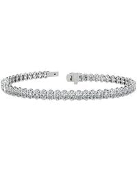 Lab Grown Diamonds - 14K 9.22 Ct. Tw. Lab-Grown Diamond Tennis Bracelet - Lyst